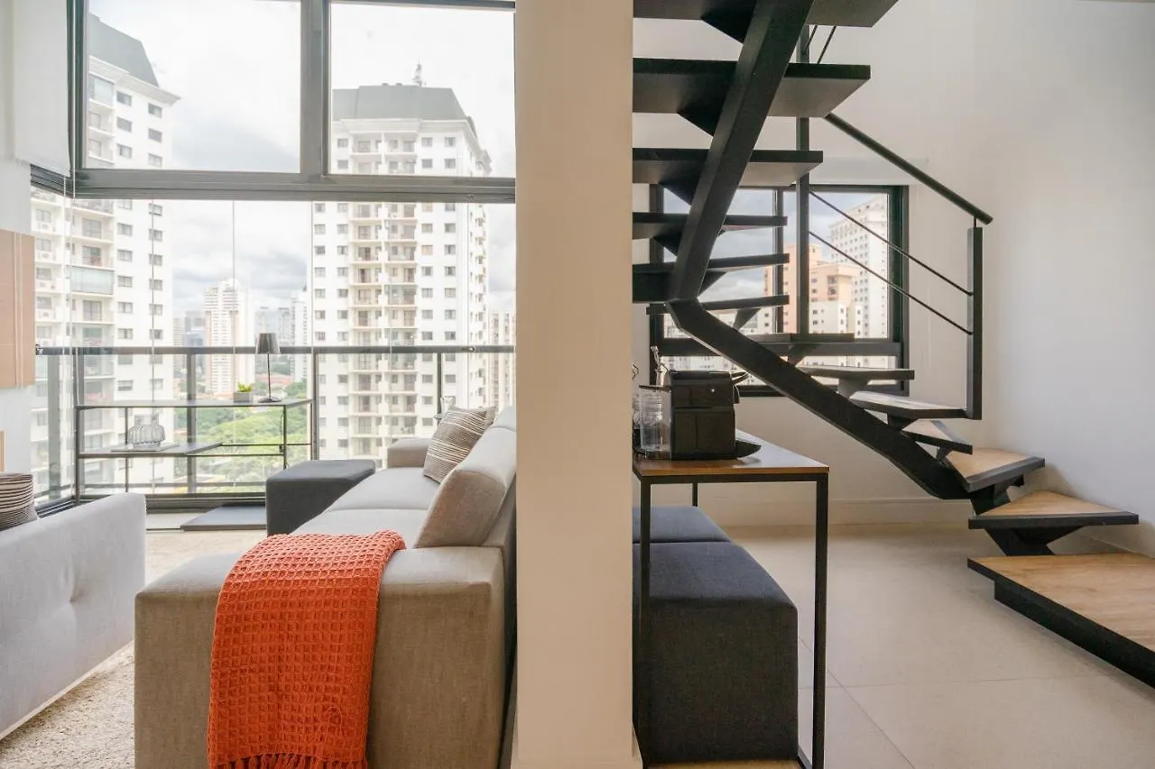 サンパウロStudio Em Localizacao Incrivel, Com Garagem, Piscina E Academia - Vila Olimpiaアパートメント アパート
