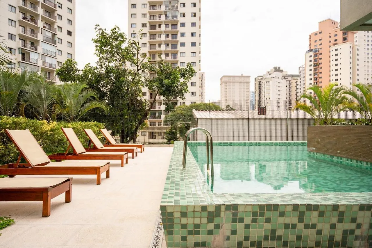 アパート サンパウロStudio Em Localizacao Incrivel, Com Garagem, Piscina E Academia - Vila Olimpiaアパートメント