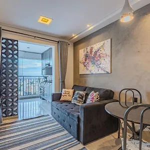 Apartamento Luxo E Vista Espetacular Com Piscina Academia E Sauna, São Paulo