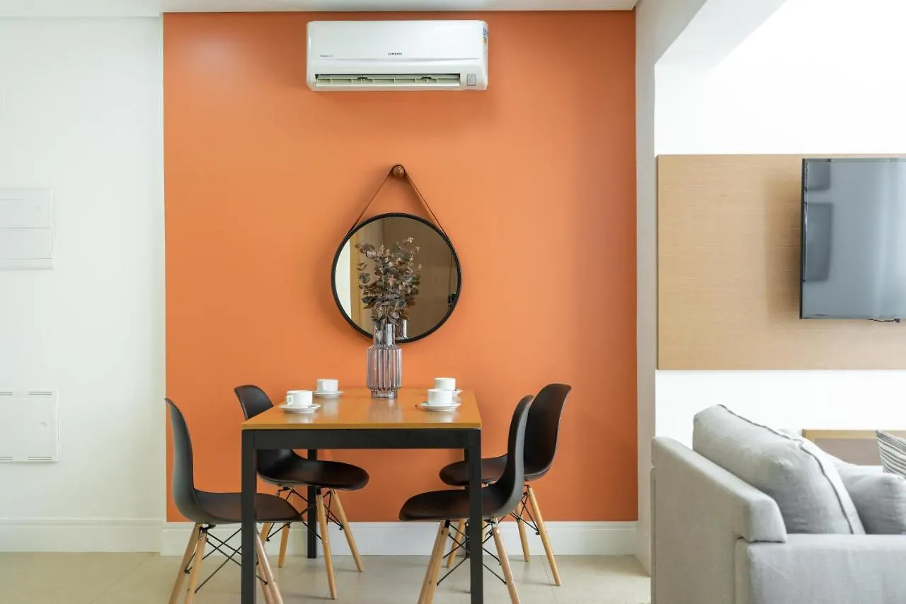 Studio em localização incrível, com garagem, piscina e academia - Vila Olímpia Apartamento São Paulo Brasil