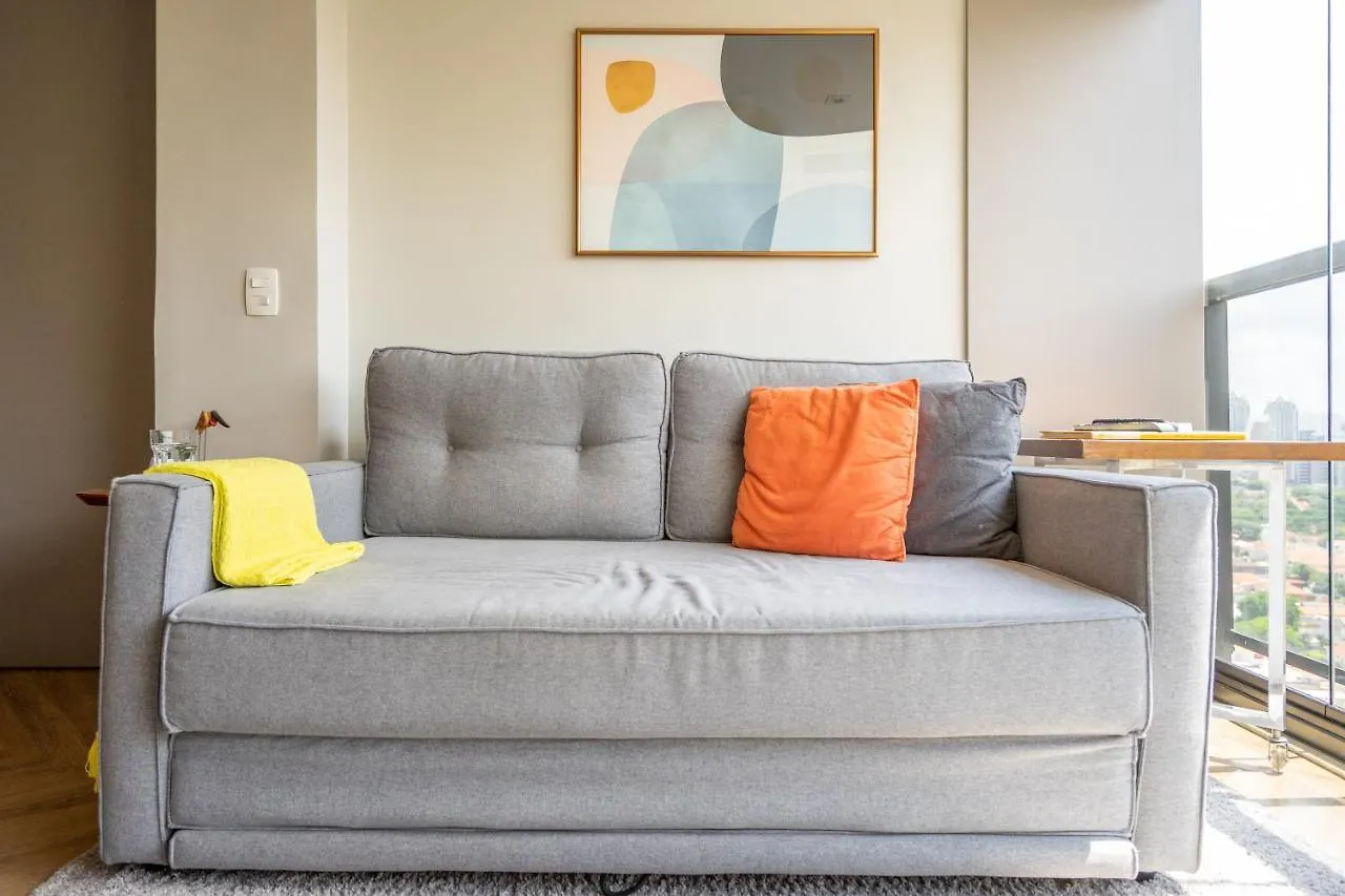 Studio em localização incrível, com garagem, piscina e academia - Vila Olímpia Apartamento São Paulo 0*,